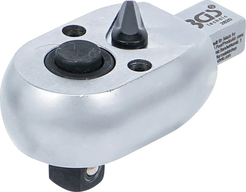 Preklopna vstavna raglja, 10 mm (3/8"), štirirob 9 x 12 mm