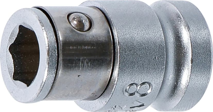 Adapter za bite s kroglico za zadrževanje, pogon 10 mm (3/8"), notranji šestrob 8 mm (5/16")