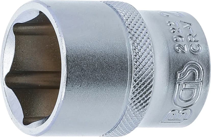 Nasadni ključ, šestrobi, pogon 12.5 mm (1/2"), 22 mm