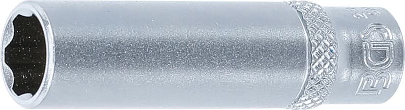 Nasadni ključ, Super Lock, globok, pogon 6.3 mm (1/4"), 9 mm