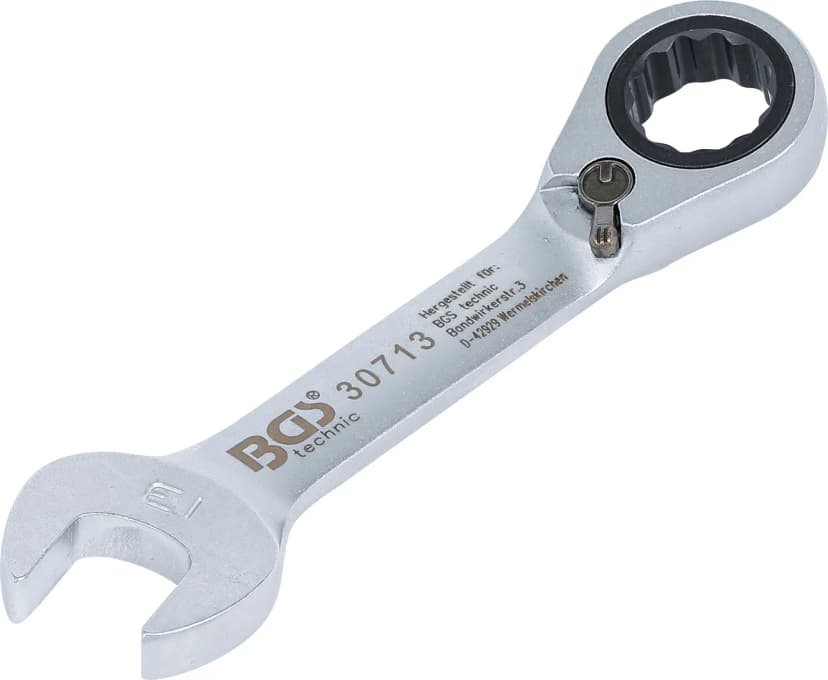 Kombinirani ragljasti ključ, kratek, preklopen, 13 mm