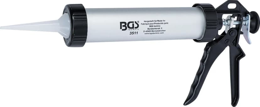 Aluminijasta pištola za kit, za kartuše, 220 mm