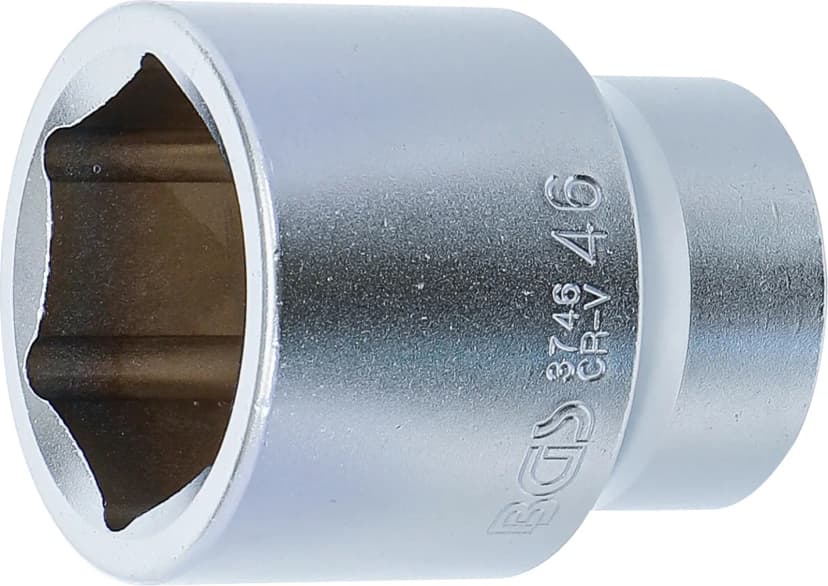 Nasadni ključ, šestrobi, pogon 25 mm (1"), 46 mm