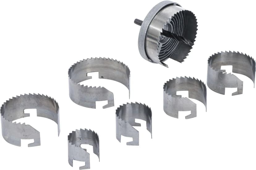 Set krožnih žag, Ø 26 - 63 mm, globina 25 mm, 7-delni