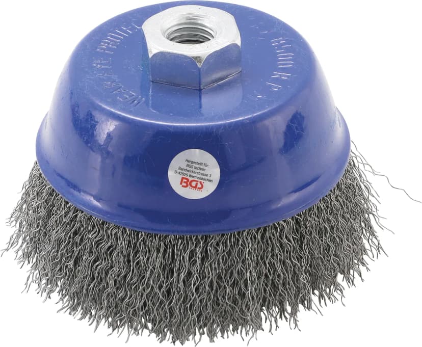 Žična lončasta krtača, pogon M14 x 2.0, Ø 100 x 67 mm