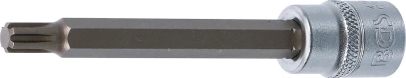 Nasadni ključ z bitom, dolžina 100 mm, pogon 10 mm (3/8"), zobati profil (za RIBE), M7
