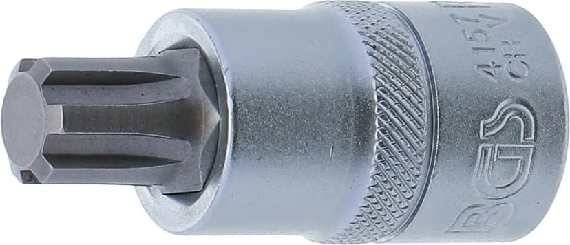 Nasadni ključ z bitom, pogon 12.5 mm (1/2") |Zobati profil (za Ribe) M13