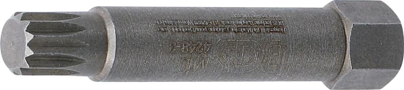 Poseben bit za demontažo jermenic na alternatorjih, zobati profil (za XZN) M10 x 64 mm