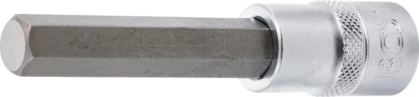 Nasadni ključ z bitom, dolžina 100 mm, pogon 12.5 mm (1/2"), notranji šestrob 12 mm