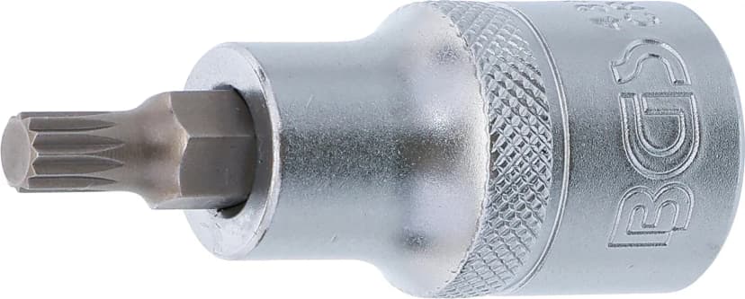 Nasadni ključ z bitom, pogon 12.5 mm (1/2"), zobati profil (za XZN) M6