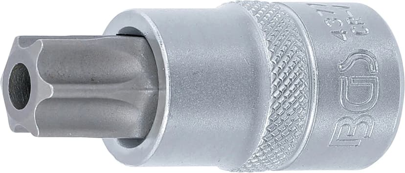Nasadni ključ z bitom, pogon 12.5 mm (1/2"), T-profil z izvrtino (za Torx) T70