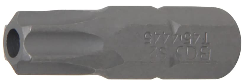 Bit, dolžina 30 mm, pogon 8 mm (5/16"), T-profil z zaščito proti odpiranju (za Torx) T45