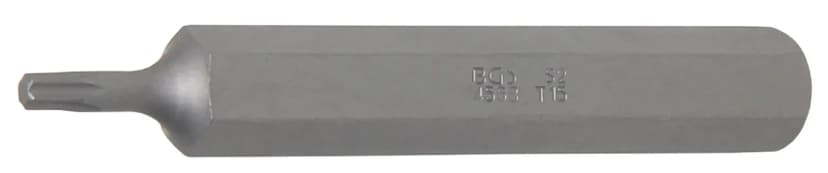 Bit, dolžina 75 mm, pogon 10 mm (3/8"), T-profil (za Torx) T15