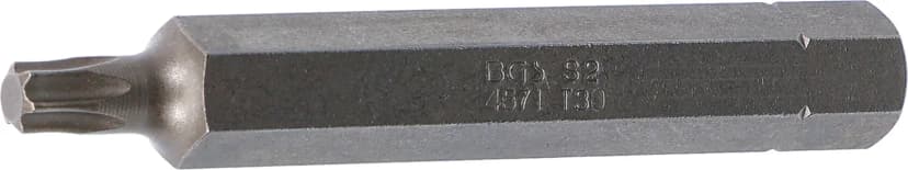 Bit, dolžina 75 mm, pogon 10 mm (3/8"), T-profil (za Torx) T30