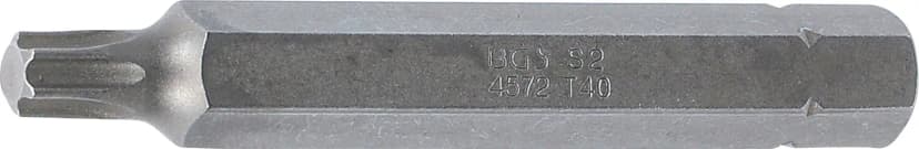 Bit, dolžina 75 mm, pogon 10 mm (3/8"), T-profil (za Torx) T40