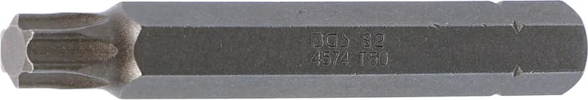 Bit, dolžina 75 mm, pogon 10 mm (3/8"), T-profil (za Torx) T50