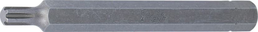 Bit, dolžina 100 mm, pogon 10 mm (3/8"), zobati profil (za RIBE) M7