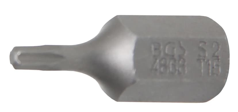 Bit, dolžina 30 mm, pogon 10 mm (3/8"), T-profil (za Torx) T15