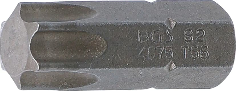 Bit, dolžina 30 mm, pogon 10 mm (3/8"), T-profil (za Torx) T55