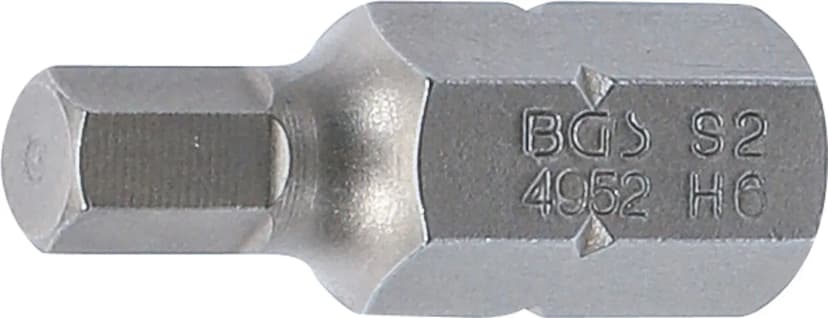Bit, dolžina 30 mm, pogon 10 mm (3/8"), notranji šestrob 6 mm