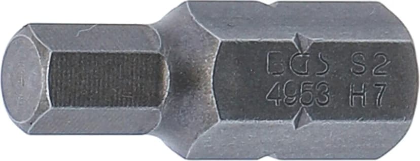 Bit, dolžina 30 mm, pogon 10 mm (3/8"), notranji šestrob 7 mm