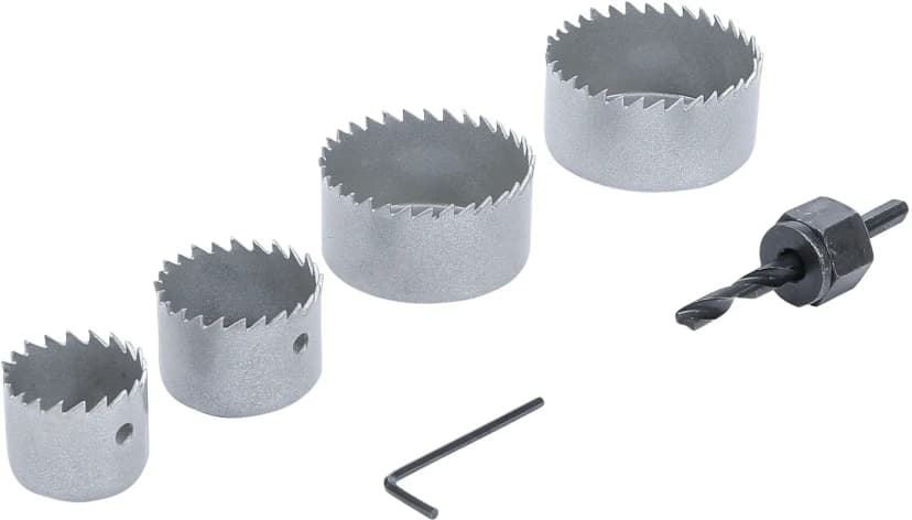 Set krožnih žag, Ø 32 - 54 mm, globina 24 mm, 6-delni
