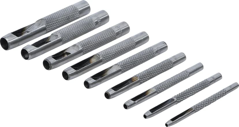 Set votlih izbijačev, 2.5 - 10 mm, 9-delni