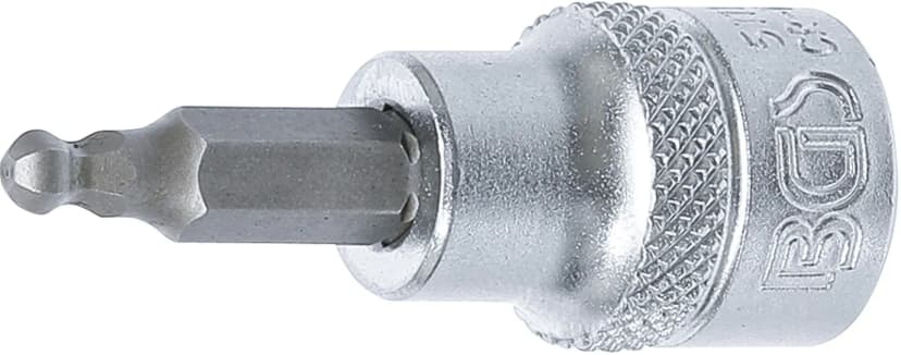 Nasadni ključ z bitom, 10 mm (3/8"), notranji šestrob s kroglično glavo 4 mm