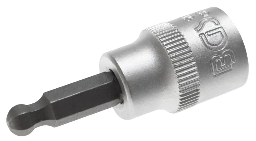 Nasadni ključ z bitom, 10 mm (3/8"), notranji šestrob s kroglično glavo 5.5 mm