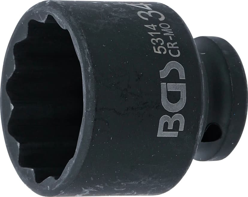 Udarni nasadni ključ, 12-robni, pogon 12.5 mm (1/2"), 34 mm