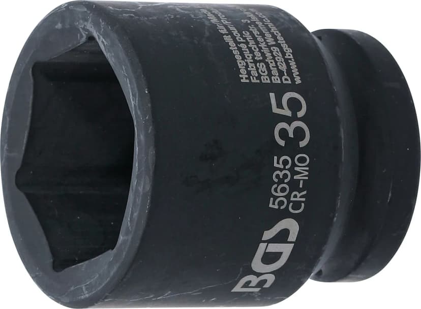 Udarni nasadni ključ, šestrobi, pogon 20 mm (3/4"), 35 mm