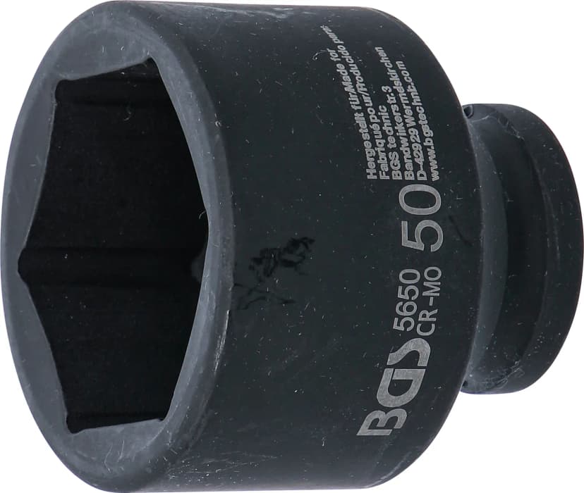 Udarni nasadni ključ, šestrobi, pogon 20 mm (3/4"), 50 mm