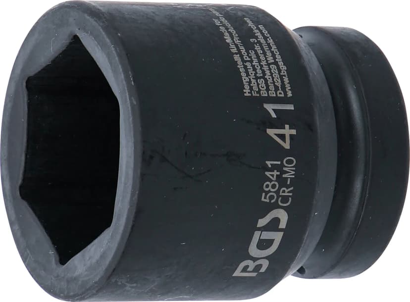 Udarni nasadni ključ, šestrobi, pogon 25 mm (1"), 41 mm