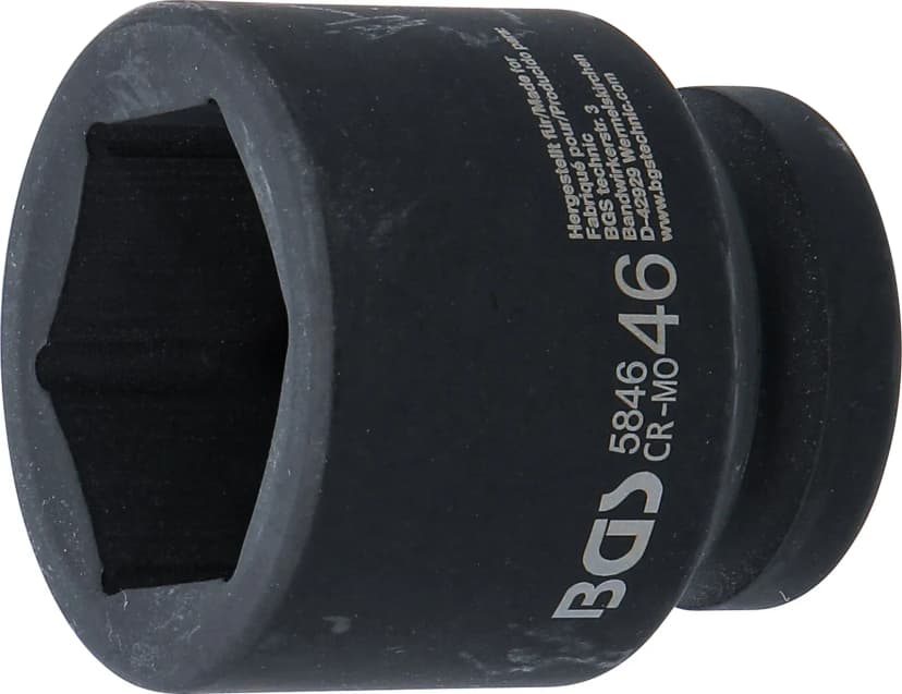 Udarni nasadni ključ, šestrobi, pogon 25 mm (1"), 46 mm