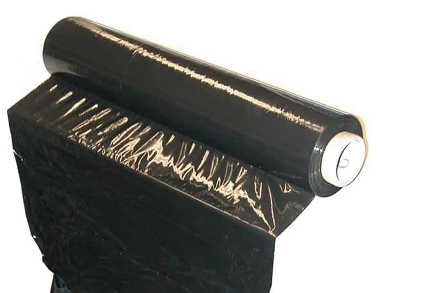 Raztegljiva folija, črna, 500 mm x 300 m, 23 µm