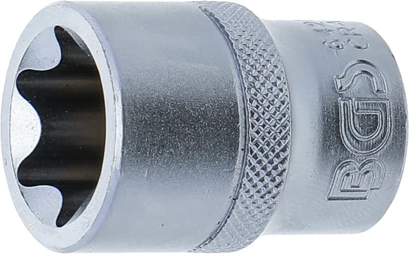 Nasadni ključ, E-profil, pogon 12.5 mm (1/2"), E24