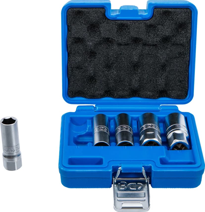 Set nasadnih ključev za svečke, šestrobi, pogon 12.5 mm (1/2"), 14 - 21 mm, 5-delni