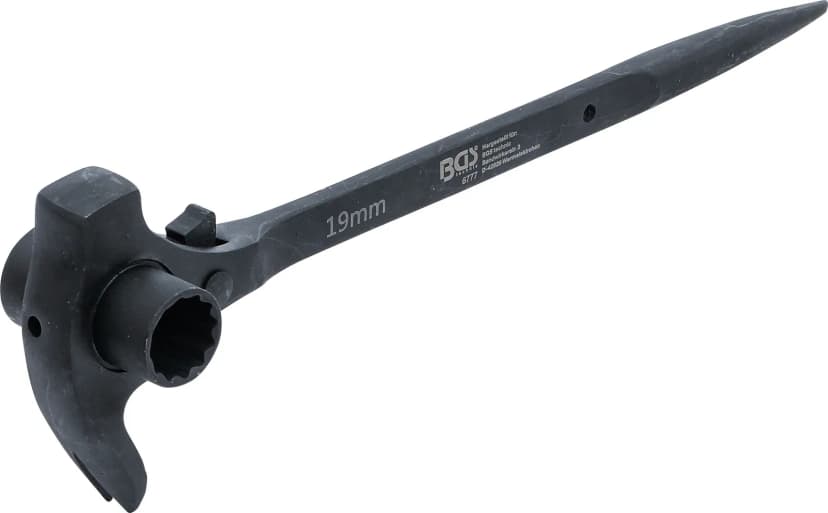 Raglja za gradbene odre, 4-v-1, 19 x 22 mm