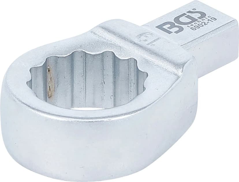 Nasadni obročni ključ, 19 mm, štirirob 9 x 12 mm