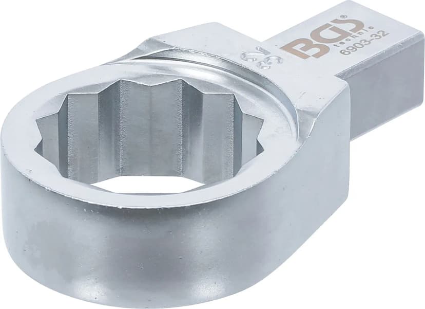 Nasadni obročni ključ, 32 mm, štirirob 14 x 18 mm
