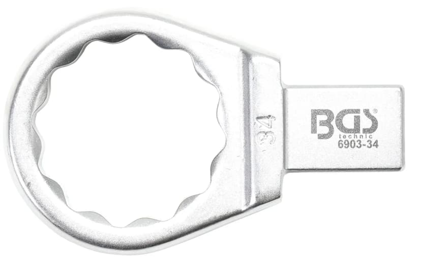 Nasadni obročni ključ, 34 mm, štirirob 14 x 18 mm