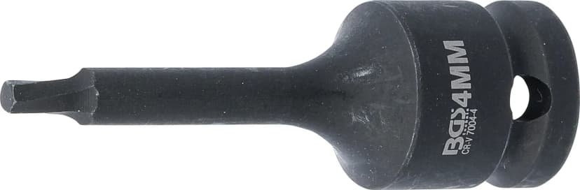 Izvlekač vijakov, pogon 12.5 mm (1/2"), za poškodovan notranji šestrob 4 mm