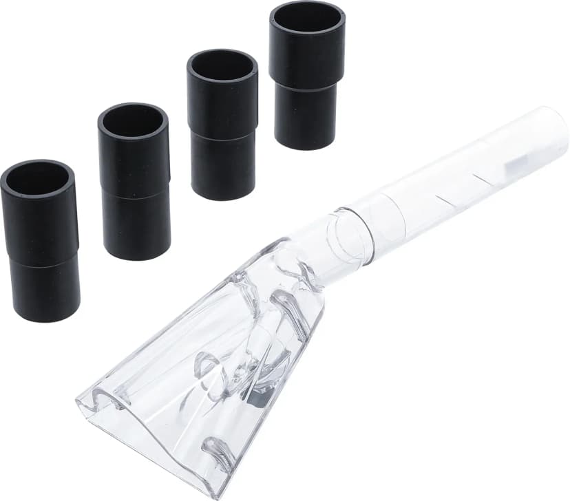 Nastavek za odsesavanje za pnevmatsko pištolo za čiščenje Twister, velika izvedba, s 4 adapterji, za BGS 70150