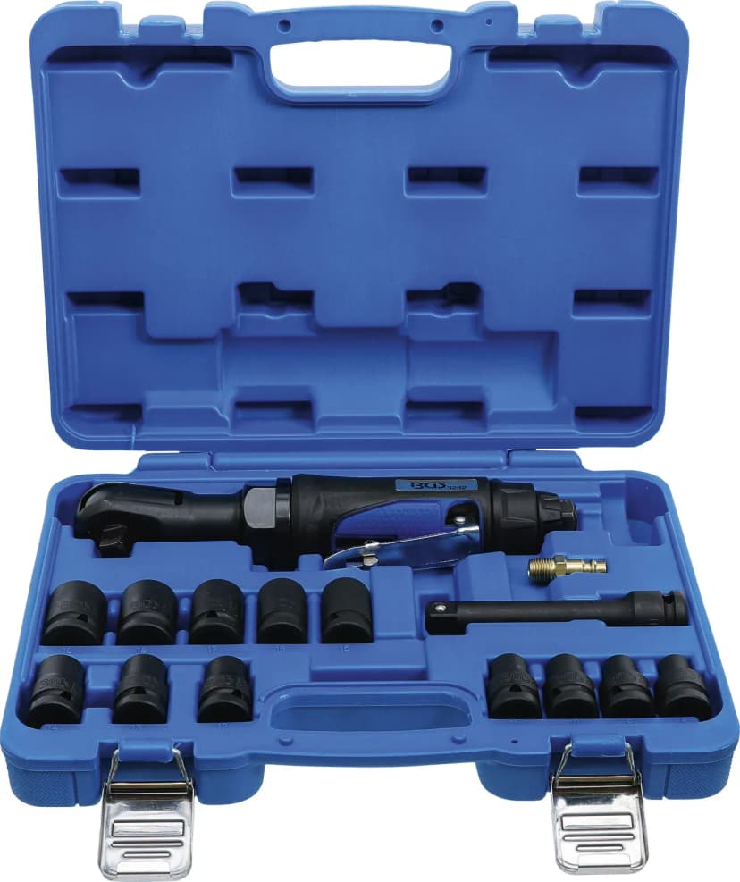 Set pnevmatskega ragljastega vijačnika, 12.5 mm (1/2"), 102 Nm, 14-delni
