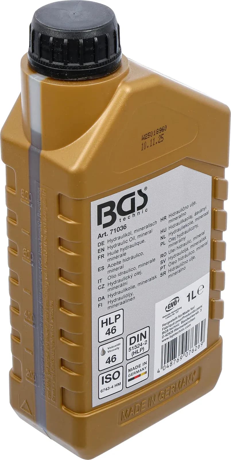 Hidravlično olje, mineralno, 1 l