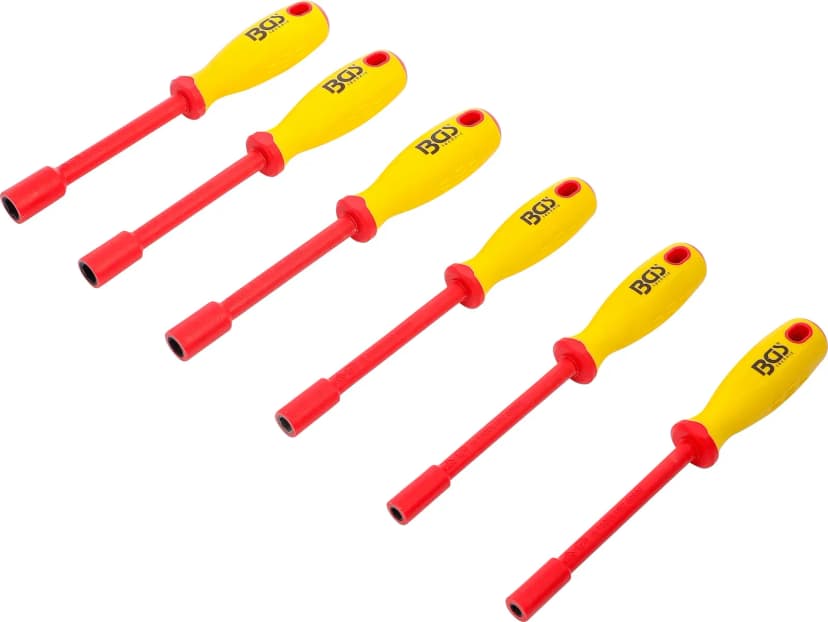 VDE set nasadnih izvijačev, šestrob, 5.5 - 12 mm, 6-delni