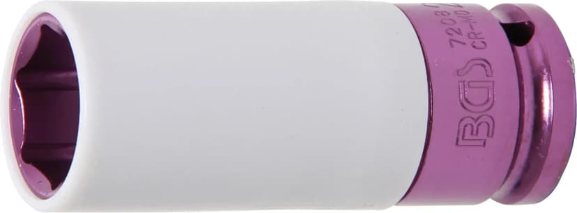 Zaščiteni udarni nasadni ključ, pogon 12.5 mm (1/2"), 22 mm
