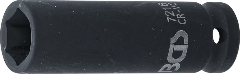 Udarni nasadni ključ, šestrobi, globok, pogon 12.5 mm (1/2"), 16 mm