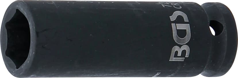 Udarni nasadni ključ, šestrobi, globok, pogon 12.5 mm (1/2"), 17 mm
