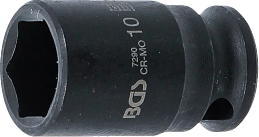Udarni nasadni ključ, šestrobi, pogon 6.3 mm (1/4"), 10 mm